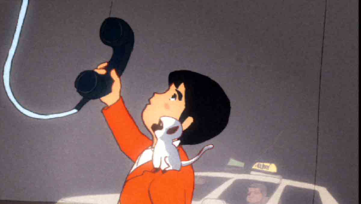 Marco and his monkey call by payphone