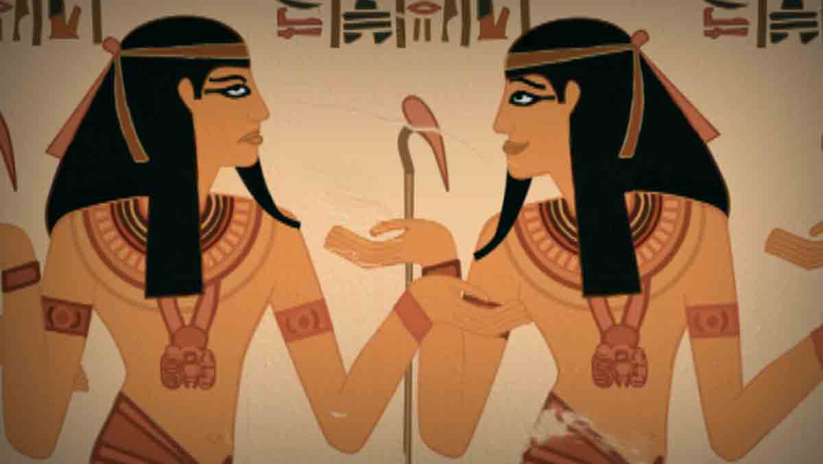 egyptian guars talking